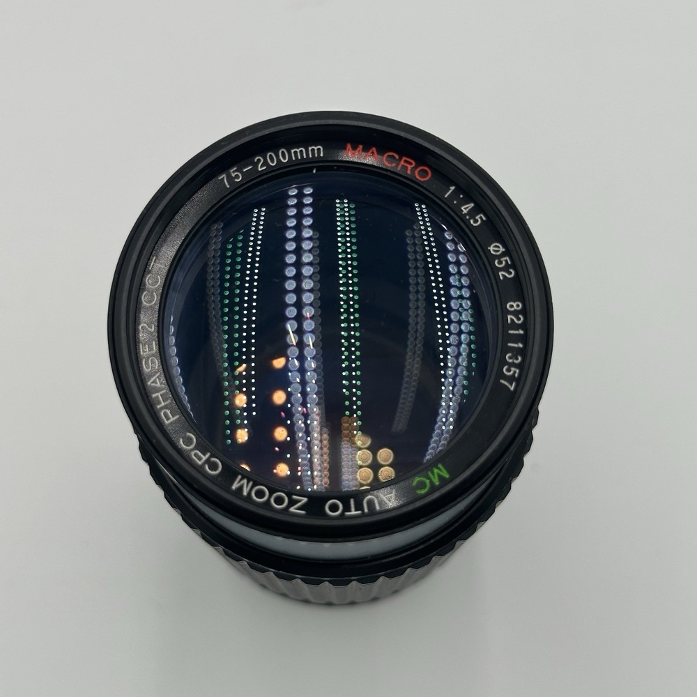 MC Auto Zoom CPC Phase 2 CCT 75-200mm Macro 1:4.5 52° Lens